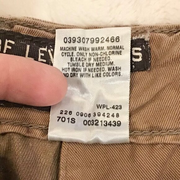 Levi’s 36x30 Relaxed Straight Canvas Twill Men’s Pants Inseam 29.5” Brown Spice - Picture 8 of 10